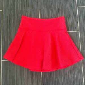 CVG Red workout skirt, Size Small